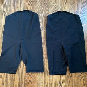 H&M maternity biker shorts size M bundle of 2